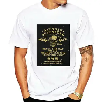 Avenged Sevenfold - Vintage Konfiscēt Dienā - Oficiālais Vīriešu Melnu T-Kreklu(1)