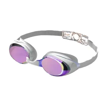 Modes Peldēšanas Brilles Electroplated Anti-Miglas Niršanas Brilles Ar Silikona Blīvējumu, Nav Konstatēta Noplūde Peldēšanas Brilles Skaidrs Skats