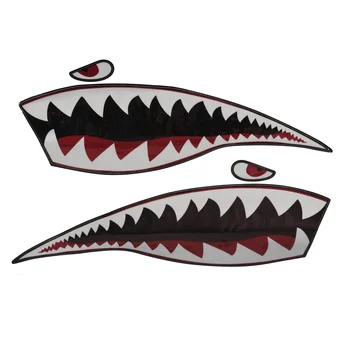 Ūdensizturīgs PVC Decal Haizivs Teeths Kajaks Laivu Kravas Auto Uzlīmes