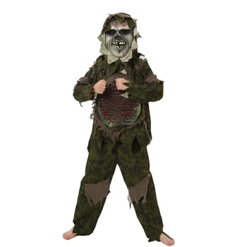 Bērniem Sapuvis Skelets Zombiju Kostīmu Biedējošu Kaulu Cosplay Zēni Hallowee Kostīms Meitenēm Fancy Dress Up Purima Canival Apģērbs 2022