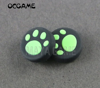 OCGAME 10pcs/daudz Cute Kaķu Nagu Dizains, Anti-slīdēšanas Silikona Īkšķi Stick Grip Vāciņi Slēdzis Analogo Kursorsviru Vāciņu