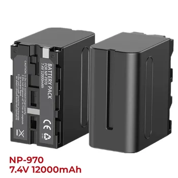NP-F970 NP-F960 NP-F930 NP-F950 12000mAh Rezerves Baterija Savietojams ar Sony DCR-VX2100,FDR-AX1,HDR-AX2000,HDR-FX7,HVL-LBPB