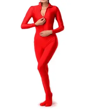 Pasūtījuma meitenes catsuits Pilna Ķermeņa cosplay Kostīmi lycar Spandex jumpsuit Priekšā rāvējslēdzējs vīriešiem bērniem