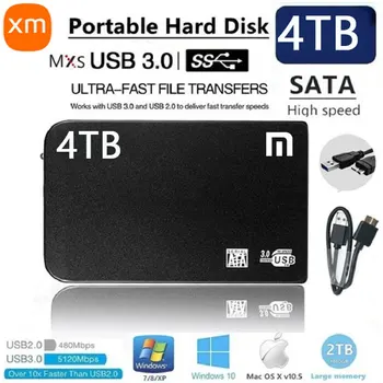 Portatīvo SSD disks 500 GB, 1 TB 2 TB Ārējo Cieto Disku atmiņas Ierīces USB3.0 Mobilais Disku Savietojams Xiaomi PC Klēpjdators