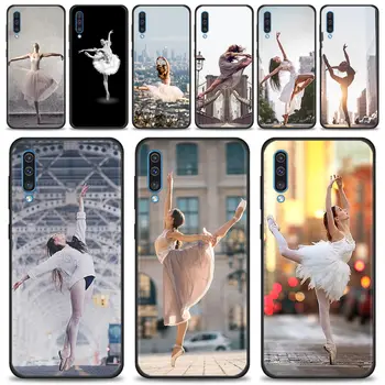 Baleta Deju Meitene, Balerīna, baleta čības Case For Samsung Galaxy A50 A70 A10 A20e A30 A40 A20s A10s A10e A80 A90 A60 A30s