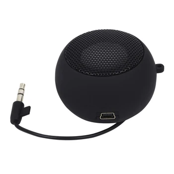Mini Portable Speaker Uzlādējams Ceļojumu Skaļrunis ar Aux Ieejas Vadu un 3,5 mm Austiņu Ligzdu