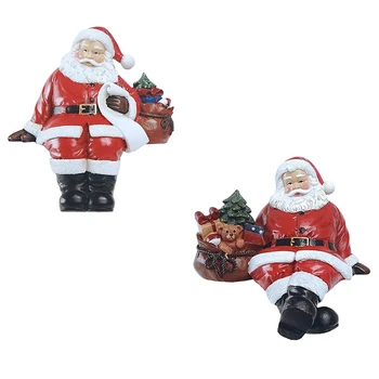 Ziemeļvalstu Radošo Santa Claus Sveķu Amatu Mājas Dzīvojamā Istaba Darbvirsmas Apdare, Rotājumi Ziemassvētku Dāvanas