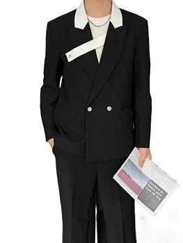 Highend tendence vīriešu Personības Uzvalks Vīriešu Moderns korejas Žakete Dizaina Oriģināls, Stilīgs, Augstas Kvalitātes Jaka, bikses kopa