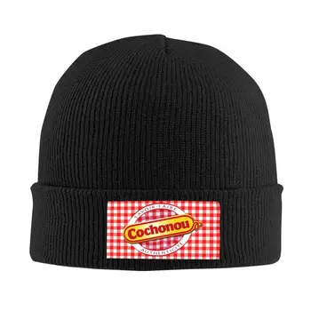 Cūku Cochonou Logo Skullies Beanies Caps Streetwear Ziemā Silts Vīriešu Un Sieviešu Trikotāžas Cepures Unisex Pieaugušo Sunīti Cepures