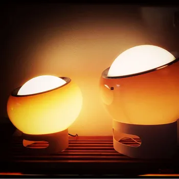 Klana galda lampu Radošā Olbaltumvielu Stikla Bumbu Lampu Mājas Atmosfēra, Dekoru Nakts Gaisma Guļamistabas Gultas viesistabā, dizainers lampas