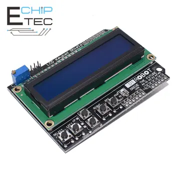 LCD Tastatūras Vairogs LCD1602 LCD 1602 Modulis Displejs Arduino ATMEGA328 ATMEGA2560 aveņu pi UNO zils ekrāns