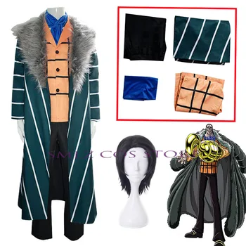 Krokodils Kungs 0 Anime Sers Krokodils Cosplay Kostīmu Parūka Vienotu Apmetnis Tērpu Halloween Puse Apģērbs Sievietei Vīrieši
