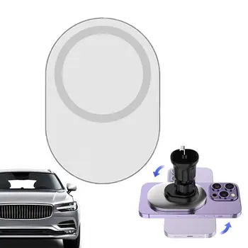 Magnētiskā Tālruņa Turētājs Ventilācijas Bezvadu Lādēšanas Lādētājs Ar LED Indikatoru Road Trip Essentials apvidus auto SUV Karavāna