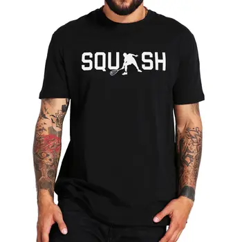 Skvoša Bumbu, T-Kreklu Skvoša Spēlētājs Smieklīgi Rakešu Bumbu Sporta Mīļotājiem Dāvana T-Veida Topi, Kokvilna Premium Soft Vasaras Unisex T Krekls