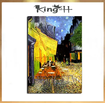Van Gogh Cafe Terrace Naktī Analīze Kanvas Glezna Pasaules Slaveno Eļļas Glezna Reprodukcijas Sienas Plakāti Un Mājas Dekoru