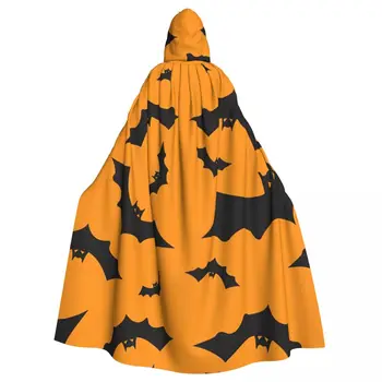 Halloween Bat Kapuci Apmetnis Halloween Puse Cosplay Sieviete Vīriešiem Pieaugušo Ilgi Maģija Drēbes Kapuci