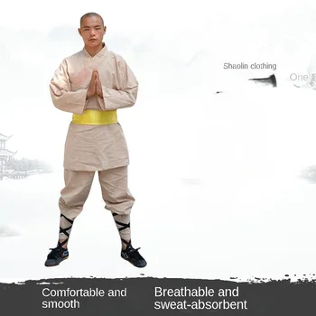 Ķīnas Shaolin Cīņas Mākslas Mūku Drēbes Shaolin Temple Drēbes, Cīņas Mākslas Vingrošanas Apģērbu Shaolin Vienotu