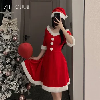 Ziqu zīmolu Ziemassvētku apģērbs gudrs plīša sexy tīru vēlmi zeķu sexy apakšveļa slim sieviešu vienotu uzvalks 6220