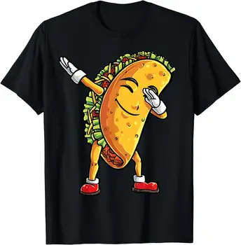 Paliekas uzmanīgi Taco Cinco de Mayo Smieklīgi Zēniem Vīriešiem Meksikas Pārtikas Dab Vīriešiem, Sievietēm ar Īsām Piedurknēm Kokvilnas T-Krekls