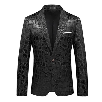 6XL Boutique Vīriešu Uzvalks Jaka High-end Sociālās Vīriešu Kleita Posmā Uzņēmēja Puse Vīriešu Apģērbu Modes Augstas Kvalitātes Apģērbs