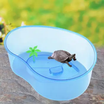 Bruņurupuči Tvertne ar Milzu Platformu Liela Jauda, Caurspīdīga Akvāriju Kāpšanas Dzīvnieku Audzēšanas Tvertne Bruņurupuču Ligzdošanas Kaste