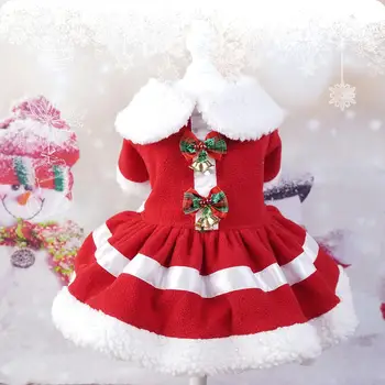 Pet Ziemassvētku Kleita 3 Izmēri Mājdzīvnieku Apģērbu Cosplay Apģērbs Puses Piegādes Mazs Vidējs Liels Suņi