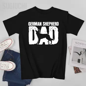 Vīrieši vācu Aitu Tētis Suns Mīļāko Tēva Diena Tshirt Tees O-veida kakla T Krekli Sievietēm, Zēniem 100% Kokvilnas Īsās, T-Krekls Unisex