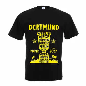 Augstas Kvalitātes Vasarā Jaunu Homme Uzvalks Dortmundes Fanu T-Krekls 