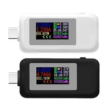Pašreizējā Uzraudzīt Elektroenerģijas Skaitītāju KWS-1902C Tips-C USB Testeri 0-4 5.A-30V Krāsu Displejs Mobilais Dators Dropship