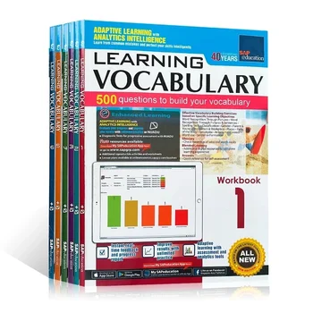 6 Grāmatas/Komplekts Singapūras Vārdnīca SAP Mācību Vārdnīca 1-6st Klases angļu valodas Grāmatas 8-12 Gadus Mājasdarbu Izglītības