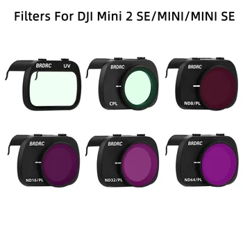 Kameras Objektīvu Filtri DJI Mini 2 SE Dūkoņa UV, CPL NDPL Anti Scratch Optiskā Stikla Komplektu Mavic Mini/SE Portatīvo Piederums