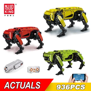 PELĒJUMA KARALIS Tehnisko Robots Ķieģeļu Rotaļlietas, RC, Motorizētie Boston Dynamics Liels Suns Modelis AlphaDog Celtniecības Bloki, Bērnu Rotaļu Dāvanu