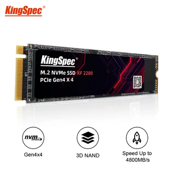 KingSpec Ssd M2 Nvme Pcie 4 0 M2 2280 Iekšējo Cieto Disku 512 gb, 1 tb 2 TB par PS5 Spēli Desktop PC Klēpjdators Gen4 Cietais Disks